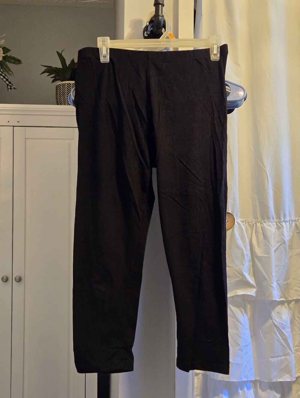 Bozzolo Black Stretch Leggings - Classic Slim Fit